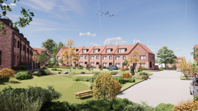 Affordable housing on Poverest Road Orpington Bromley